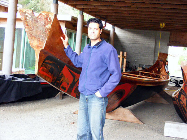 Haida Heritage Canoe building shop