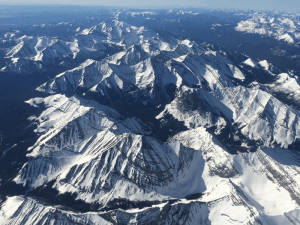 A fly-by over the Rockies6