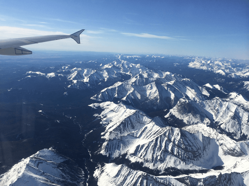 A fly-by over the Rockies1